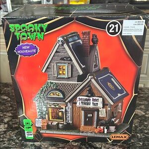 LEMAX SPOOKY TOWN SPELLBOUND BOOKS & TERRIBLE TALES NWT